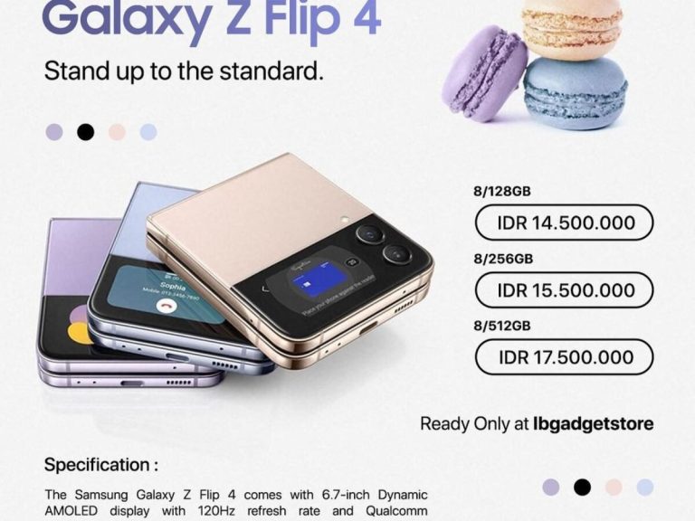 Galaxy Z Flip4: Ponsel Lipat Modern dengan Fitur Canggih